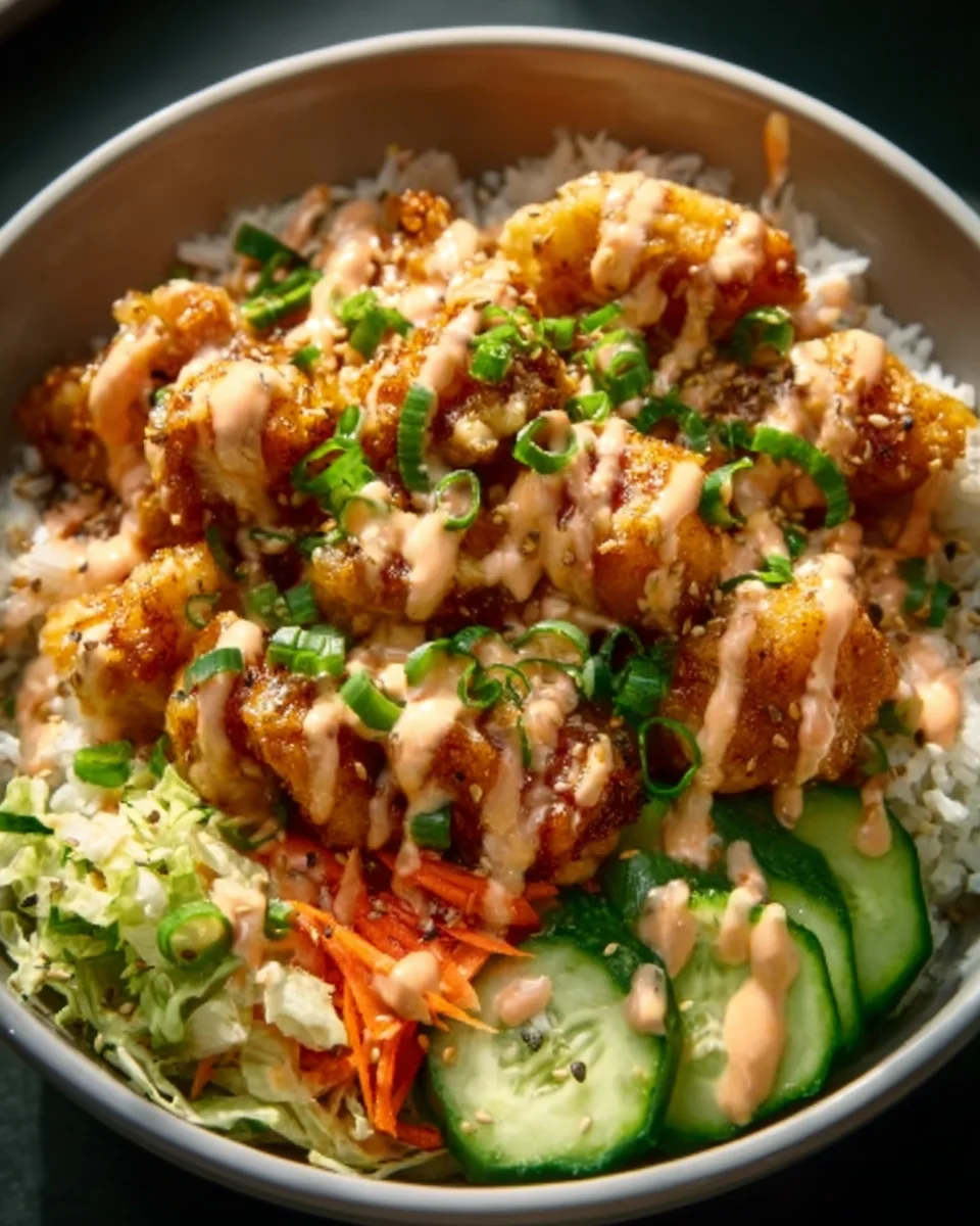 Easy Bang Bang Chicken Bowl Recipe – Sweet, Spicy & Creamy Dinner