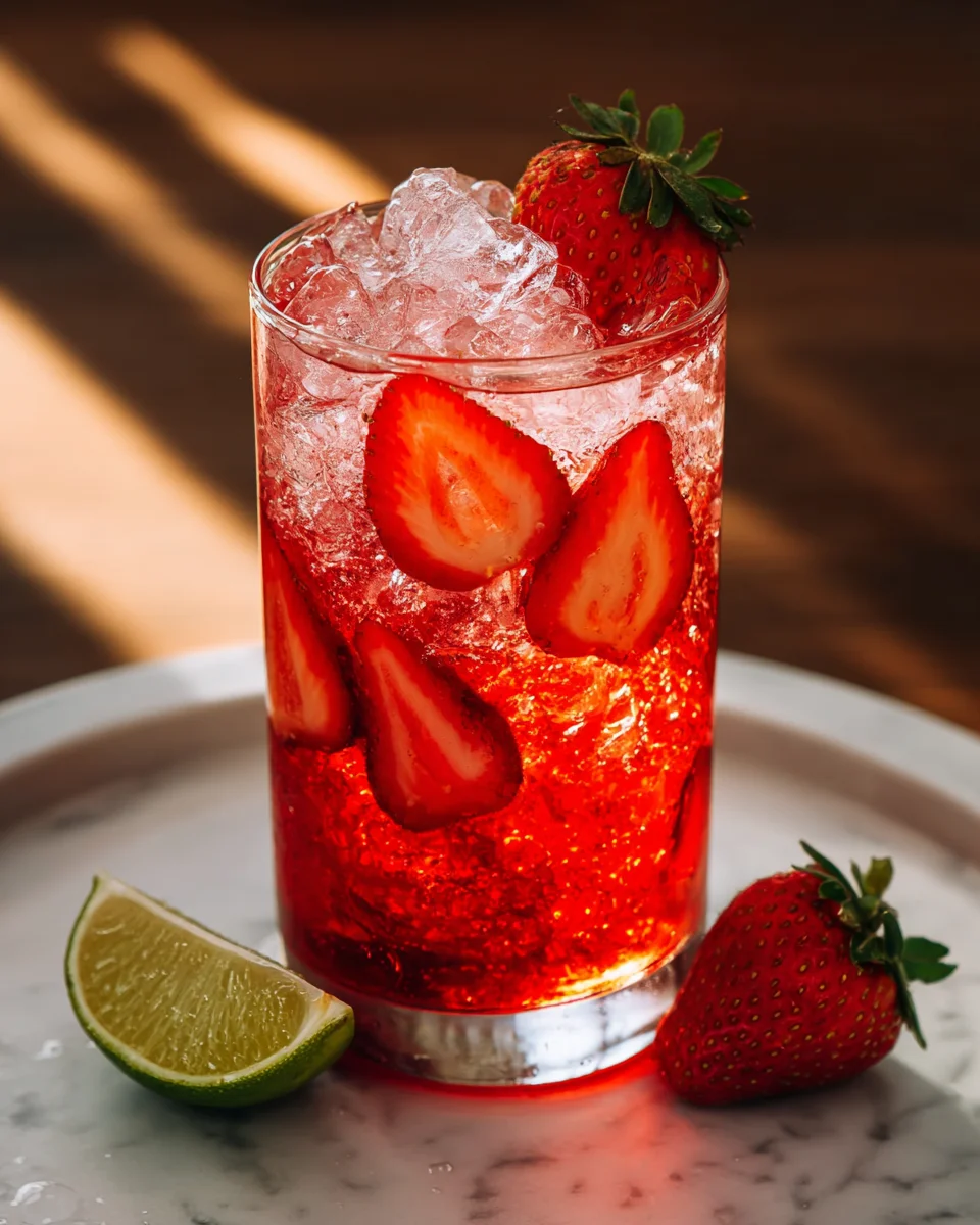 Delicious Strawberry Dirty Sprite: The Best Non-Alcoholic Sip!