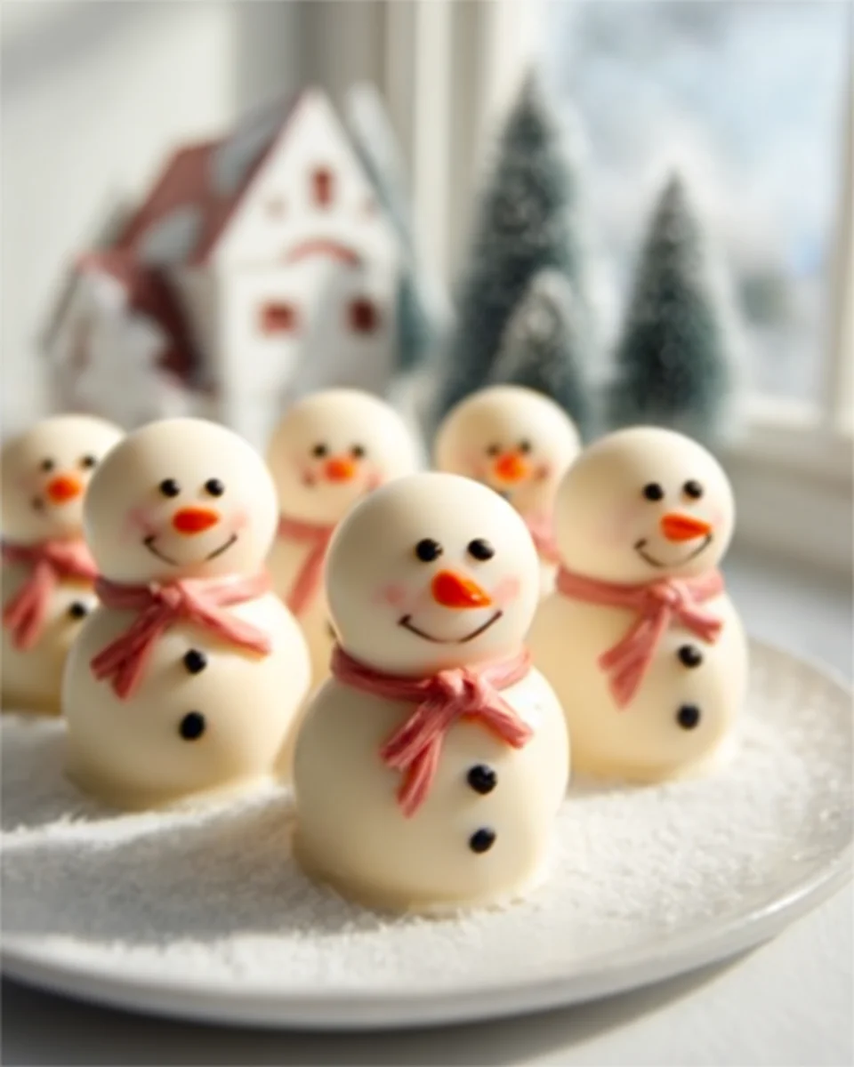 Delicious No Bake Snowman Truffles Recipe for a Festive Treat