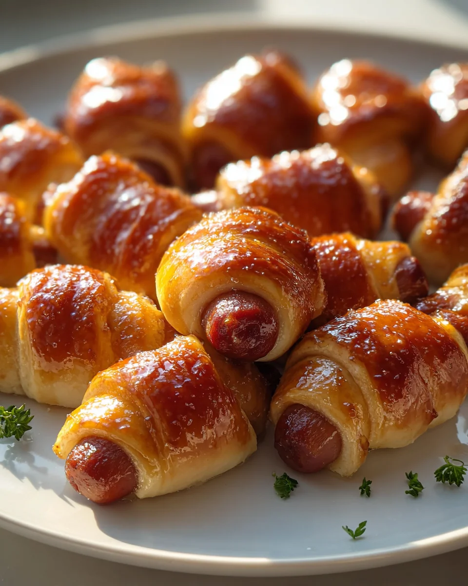 Delicious Glazed Beef Pigs In A Blanket Recipe to Savor