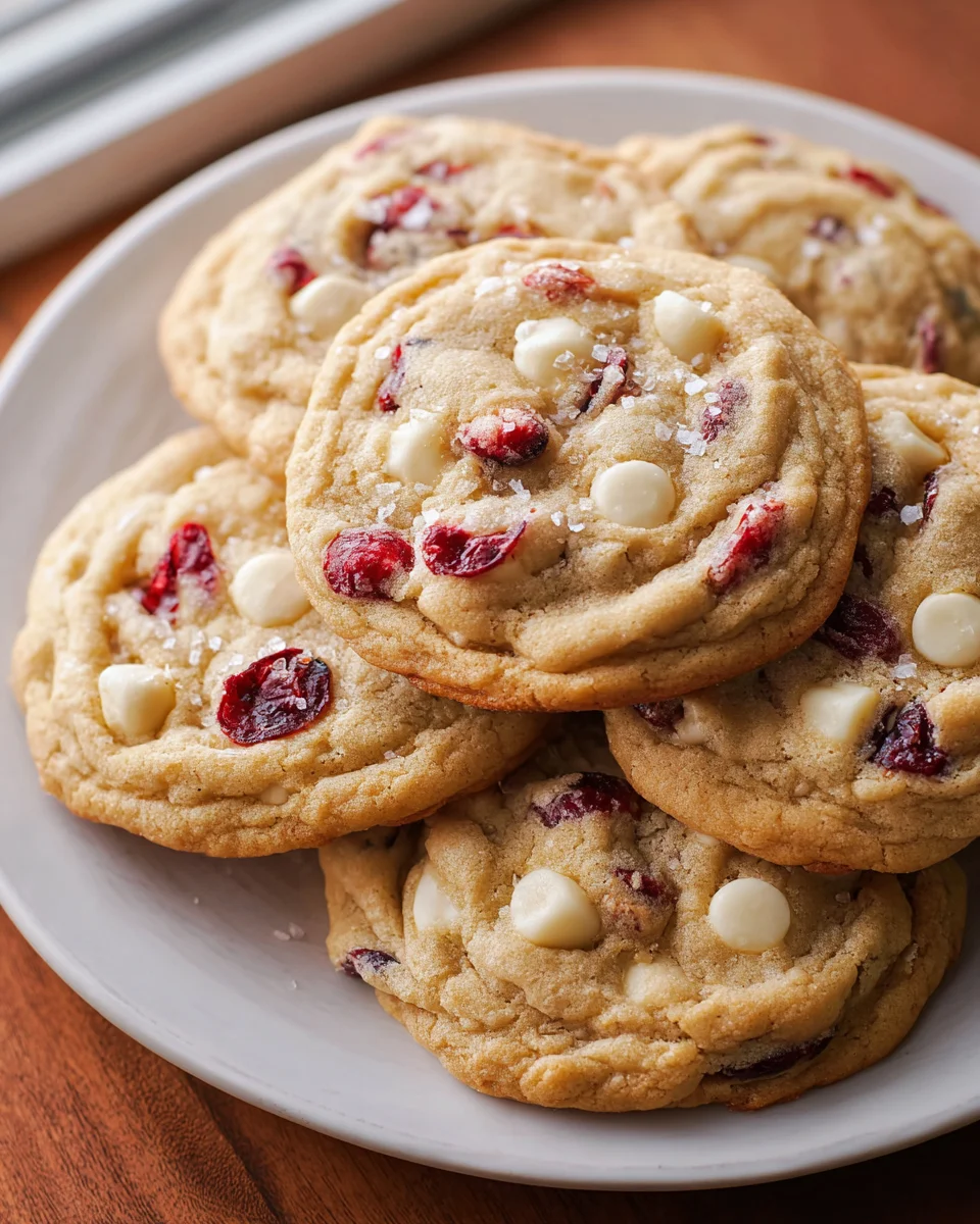 Delicious White Chocolate Cranberry Cookies Recipe to Try!
