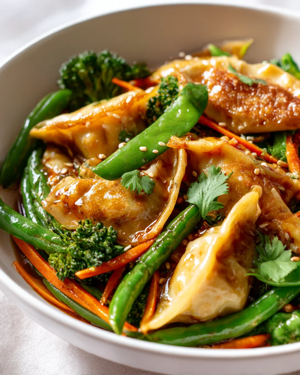 Easy Beef Potsticker Stir Fry Recipe - Quick Weeknight Meal