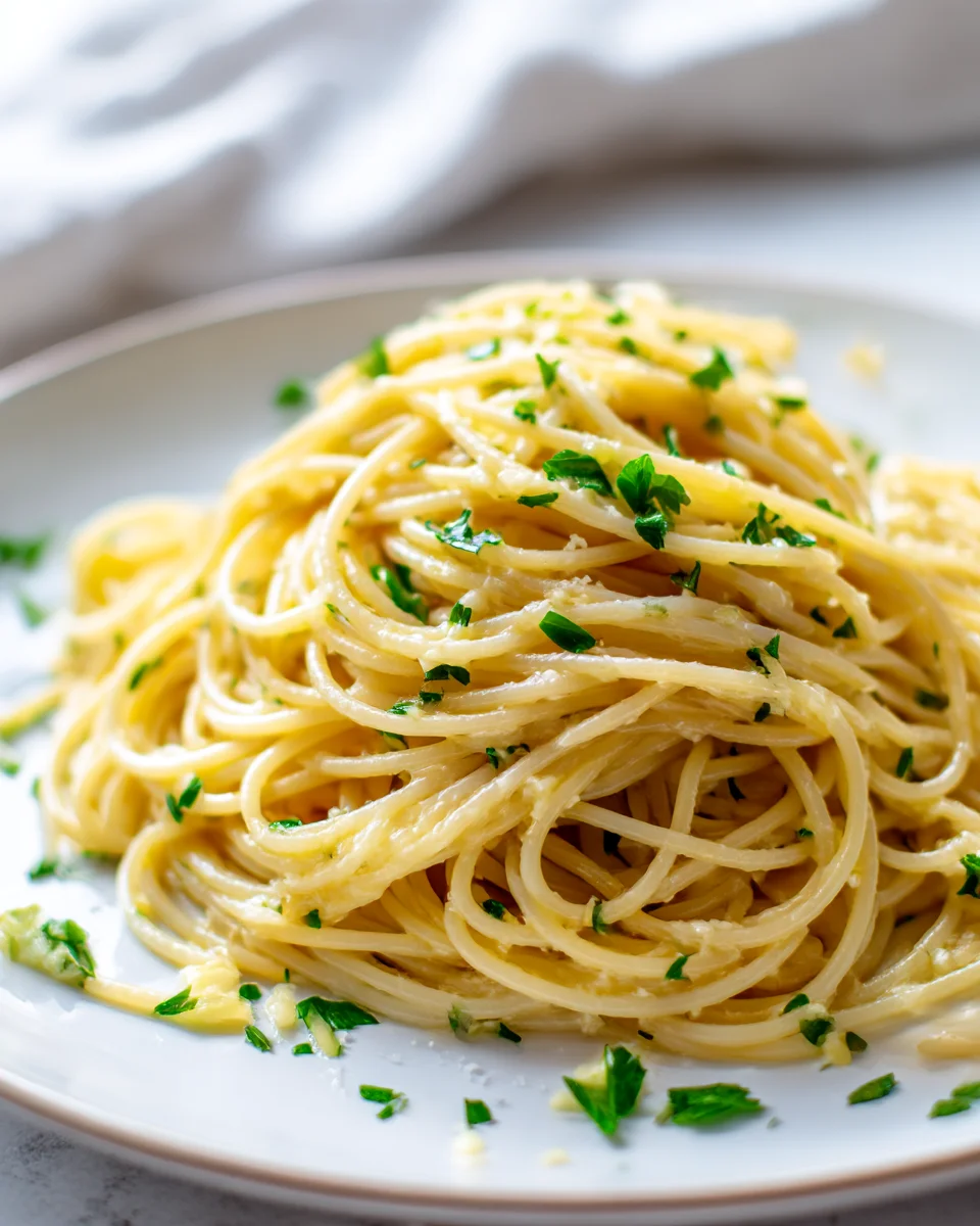 Classic Garlic Butter Spaghetti: Easy & Delicious Dinner