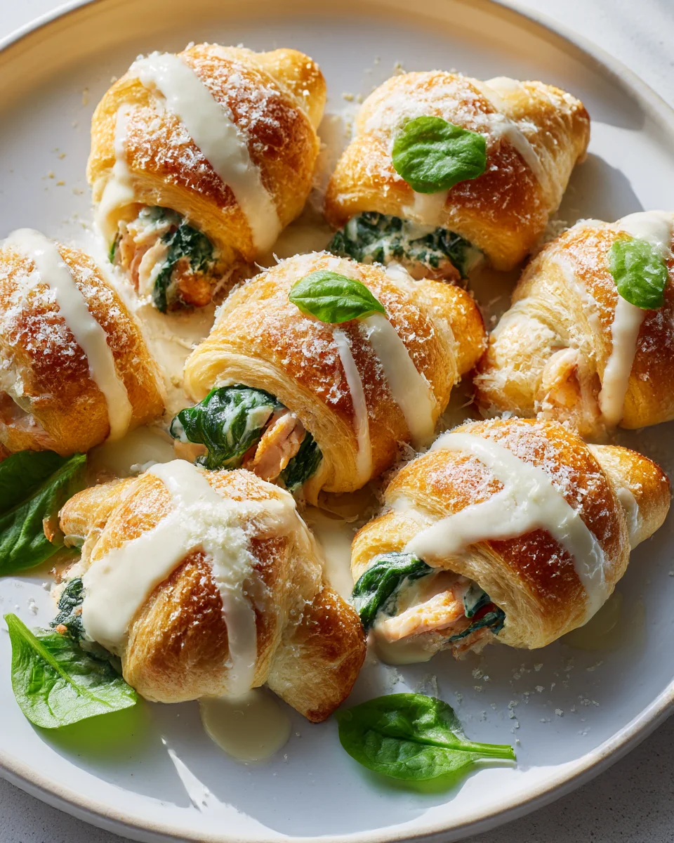 Irresistible Chicken Pillows in Creamy Parmesan Sauce