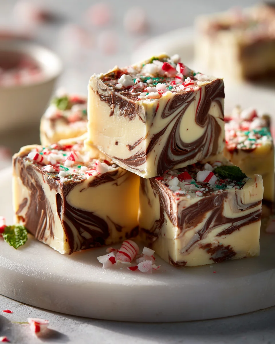 Peppermint Bark Fudge: Super Creamy & Delicious Holiday Treat