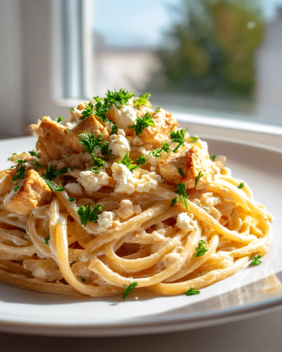 Ultimate Creamy Chicken Feta Pasta Recipe for Dinner Tonight