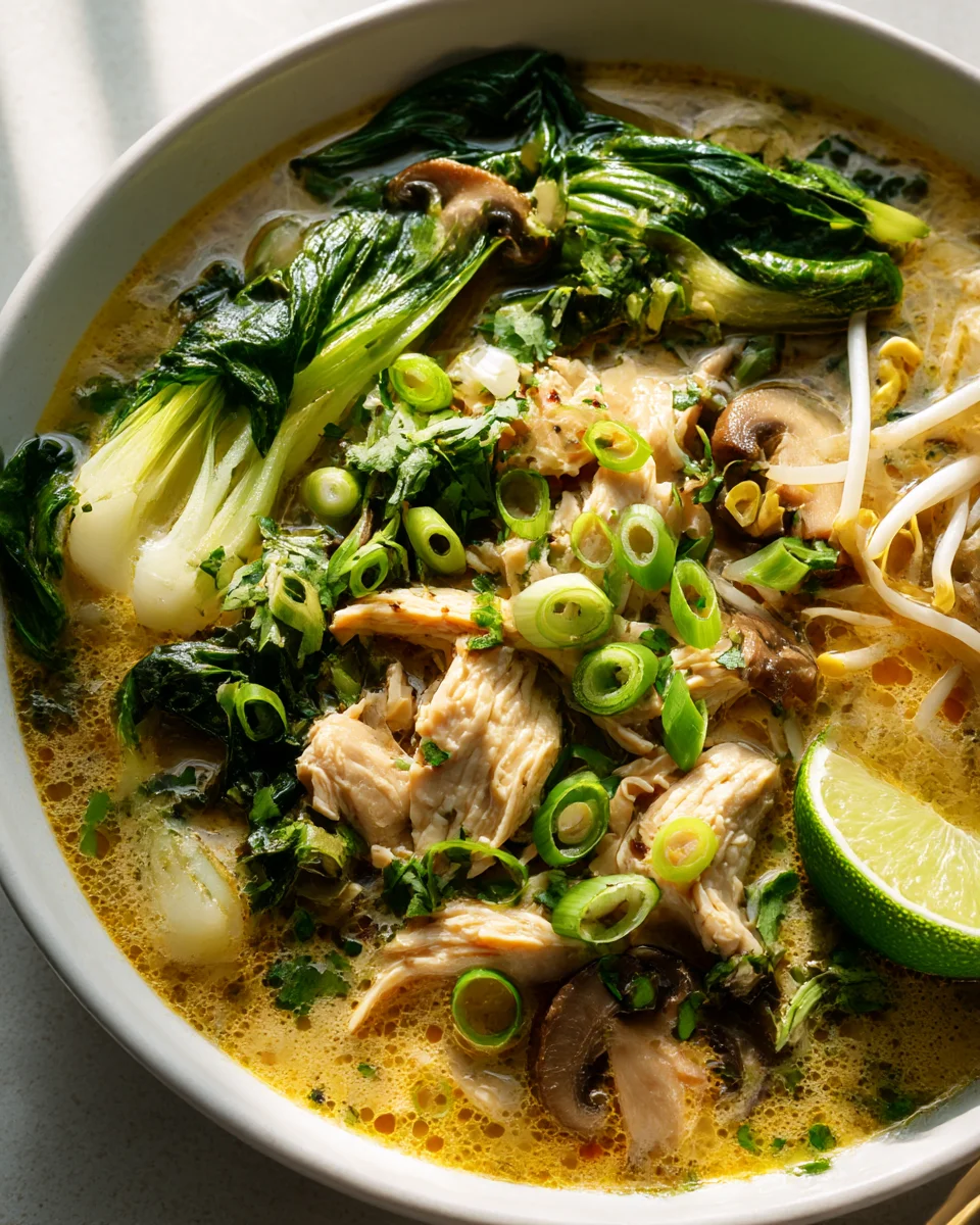 Hearty Bokchoy Chicken Soup Recipe for Cozy Nights