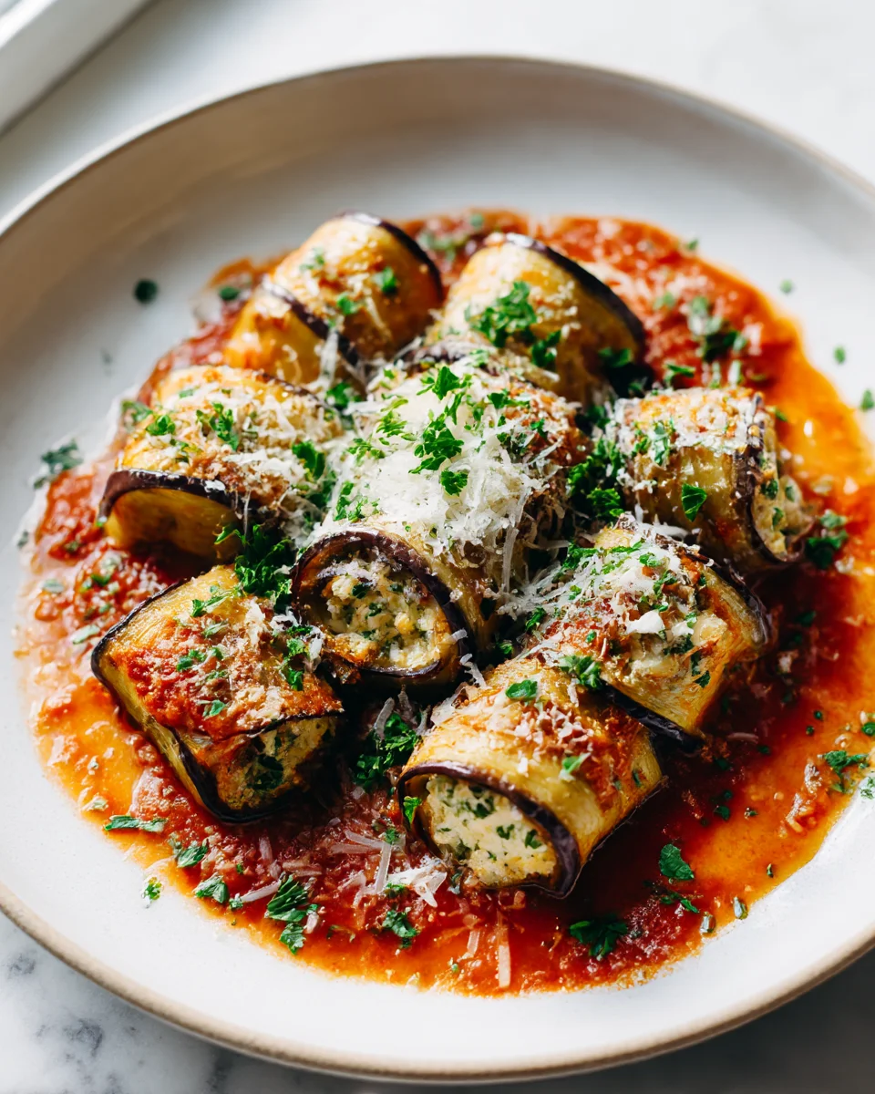 Healthy Eggplant Rollatini Recipe – Guilt-Free Italian Favorite