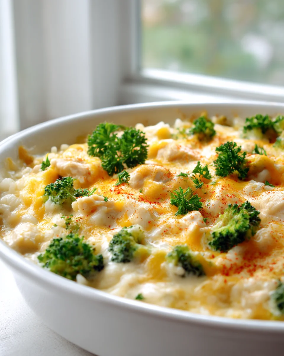 Chicken Broccoli Rice Casserole: Easy Weeknight Meal!