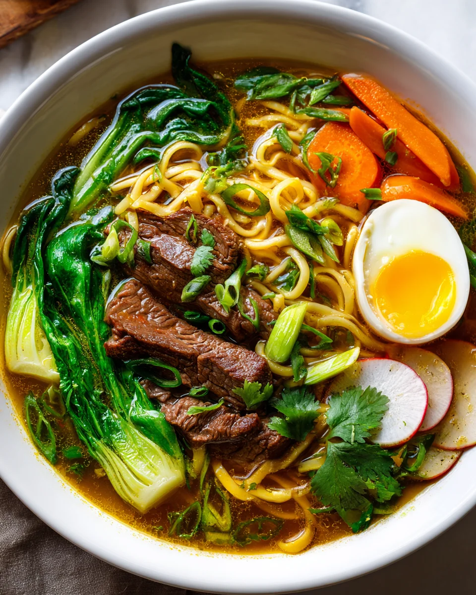 Best Beef & Noodles Soup with Vegetables - Simple & Flavorful