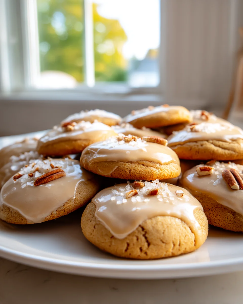 Irresistible Soft Maple Cookies with Brown Butter Icing