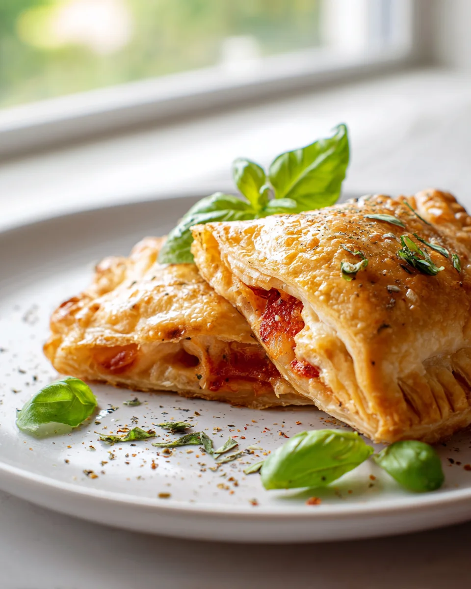 Puff Pastry Pizza Hot Pockets – Easy Flaky Crust Recipe
