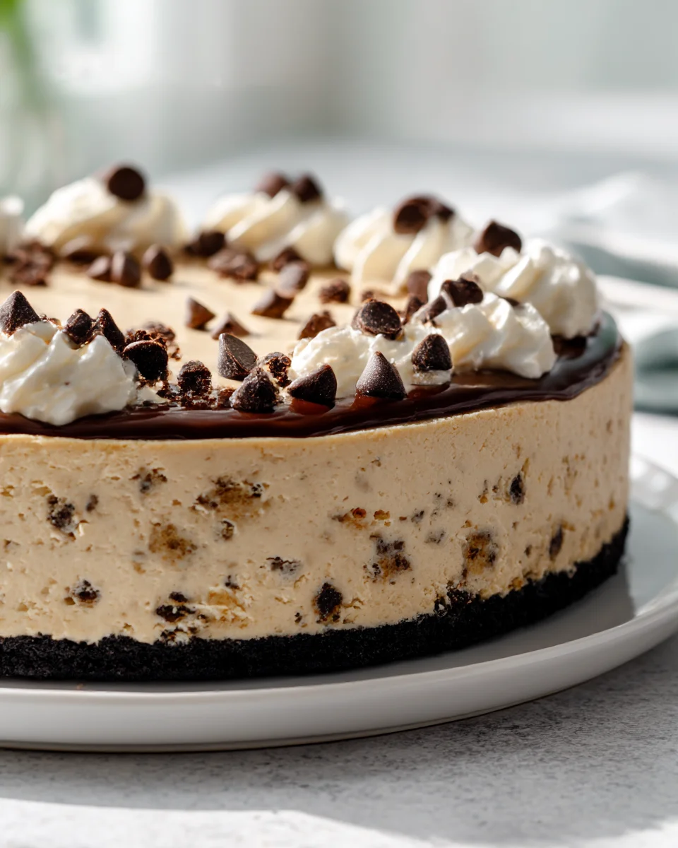 No-Bake Cookie Dough Cheesecake: Easy & Delicious Dessert