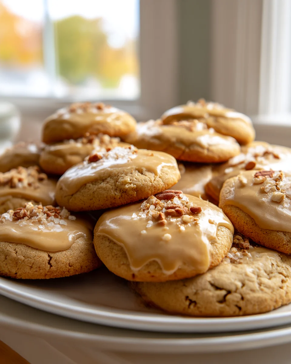 Irresistible Soft Maple Cookies with Brown Butter Icing