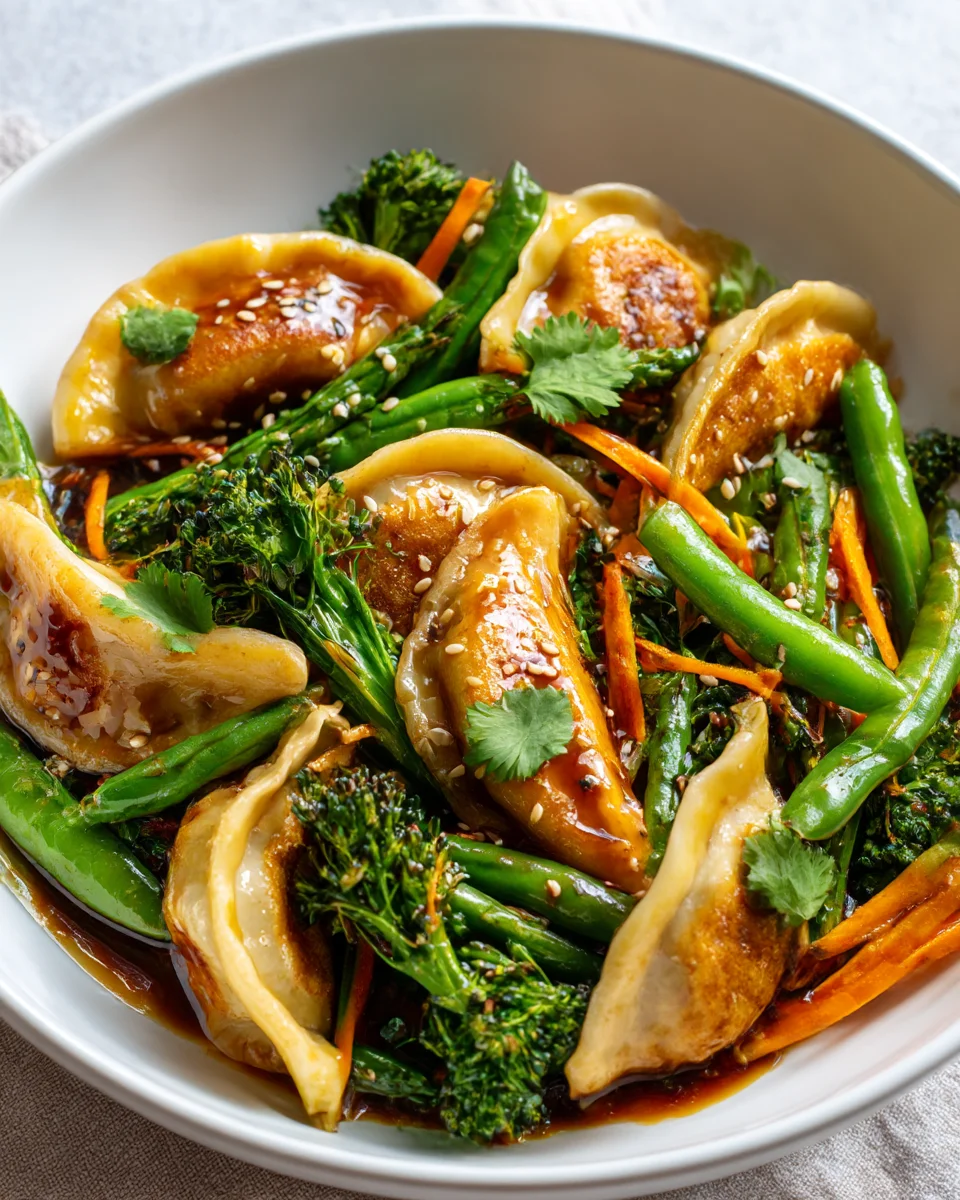 Easy Beef Potsticker Stir Fry Recipe - Quick Weeknight Meal