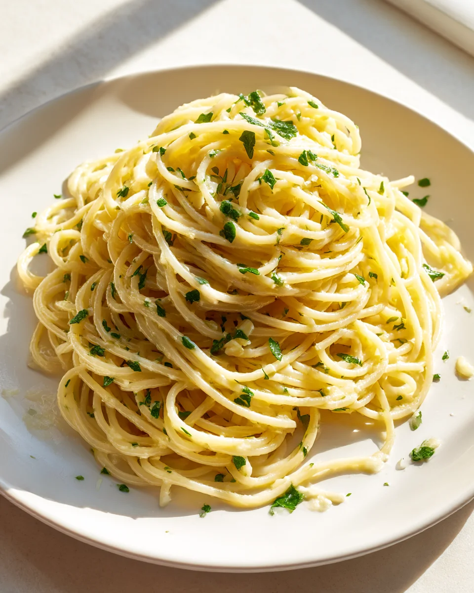 Classic Garlic Butter Spaghetti: Easy & Delicious Dinner