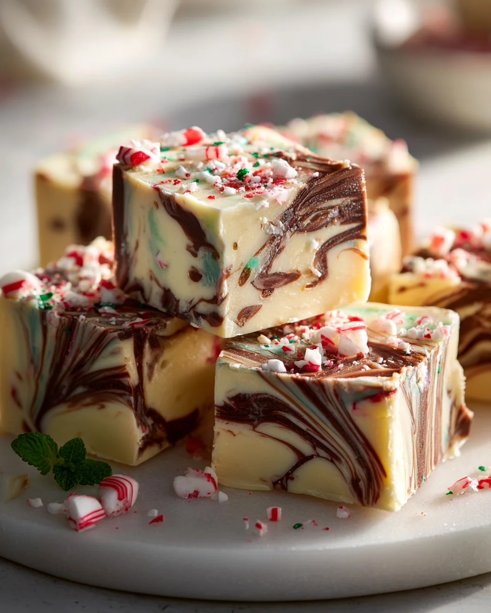 Peppermint Bark Fudge: Super Creamy & Delicious Holiday Treat