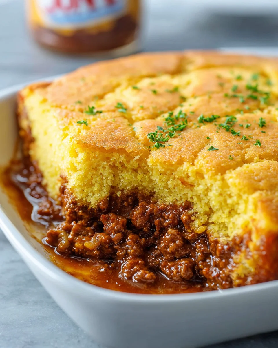 Best Sloppy Joe Cornbread Casserole – Ultimate Comfort Food