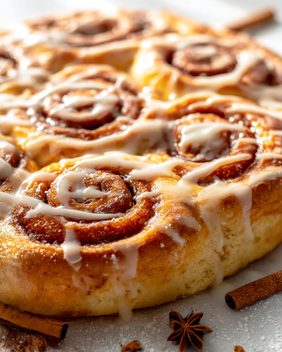 Bakery Style Giant Cinnamon Buns: One Pan Baked Perfection