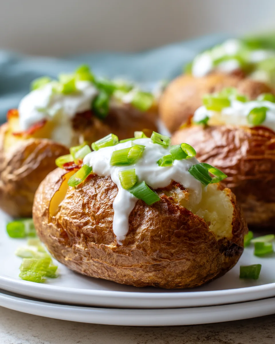 Irresistible Loaded Mud Potatoes with Sour Cream & Onions