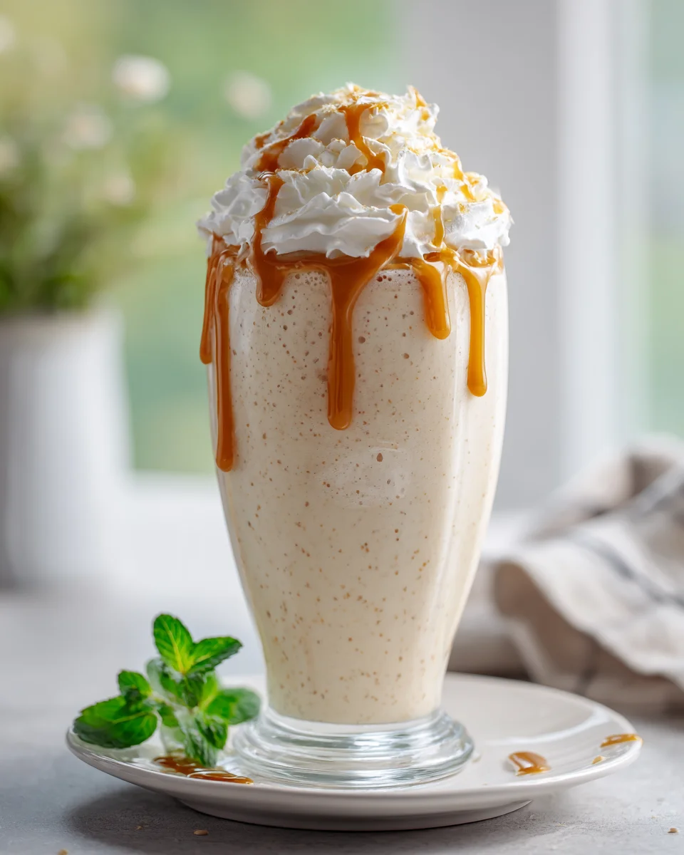 Indulgent Creamy Vanilla Milkshake with Whipped Cream