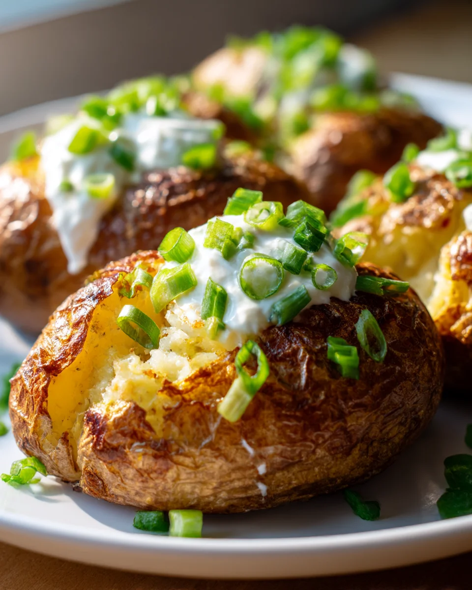 Irresistible Loaded Mud Potatoes with Sour Cream & Onions
