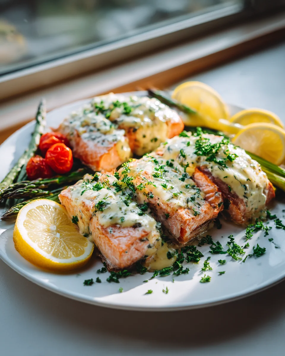 Baked Boursin Salmon: Creamy, Flavorful, Perfectly Baked Recipe