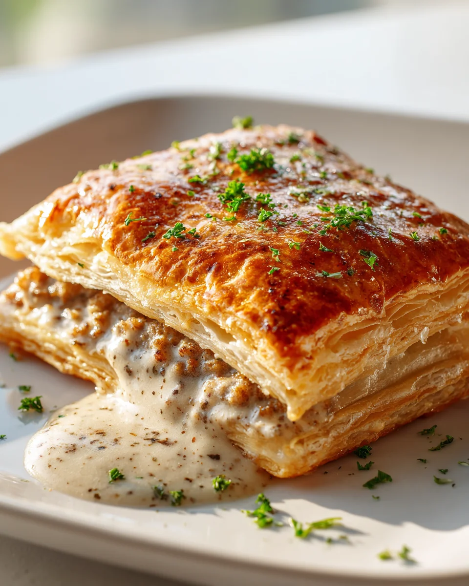 Beef Sausage Gravy Pop Tarts: Southern Savory Delight