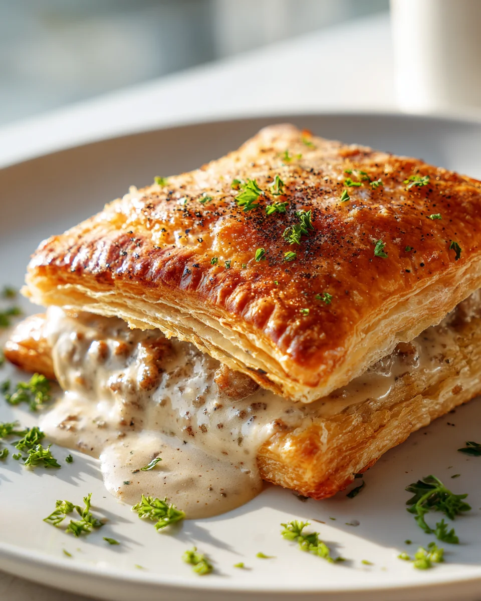 Beef Sausage Gravy Pop Tarts: Southern Savory Delight