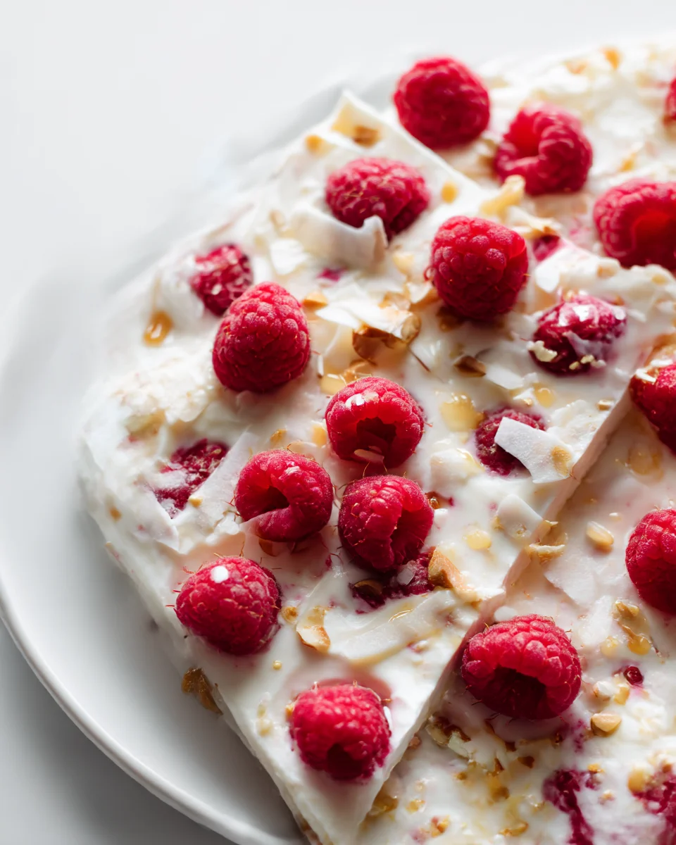 Delicious Frozen Raspberry Yogurt Bark – Quick & Healthy Treat