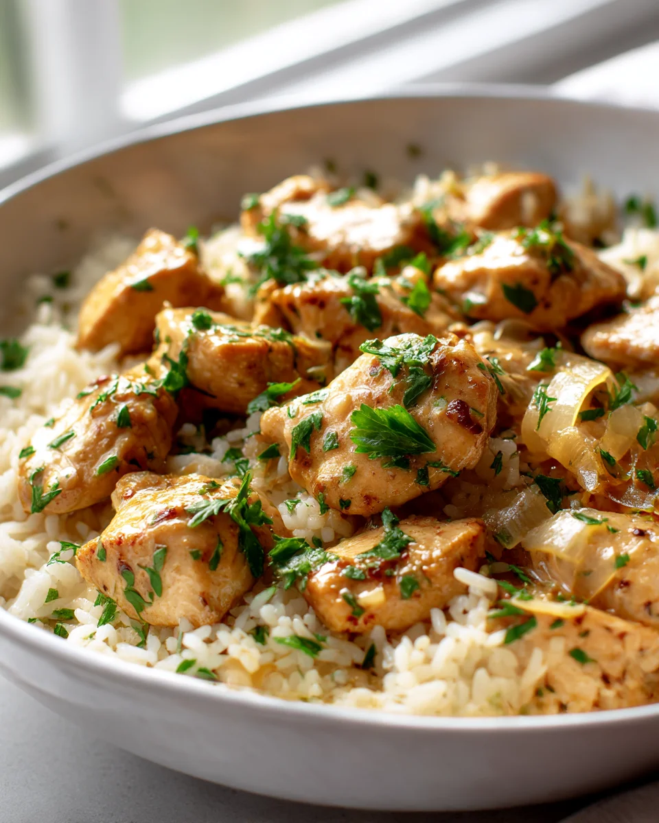 Butter Garlic Chicken & Rice: Ultimate One-Pot Comfort Food