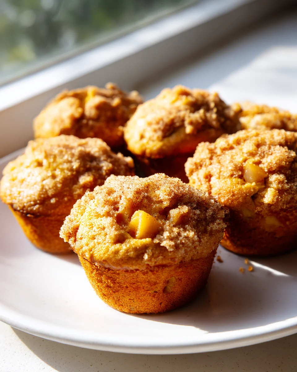 Delicious Apple Pumpkin Muffins with Crumble Topping