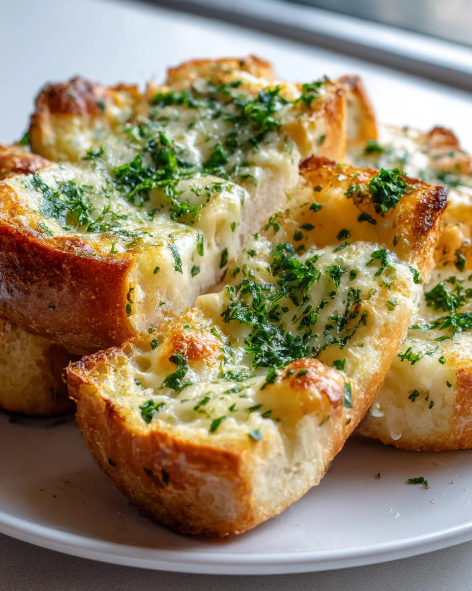 Ultimate Cheesy Garlic Bread: Homemade Pizzeria Perfection!