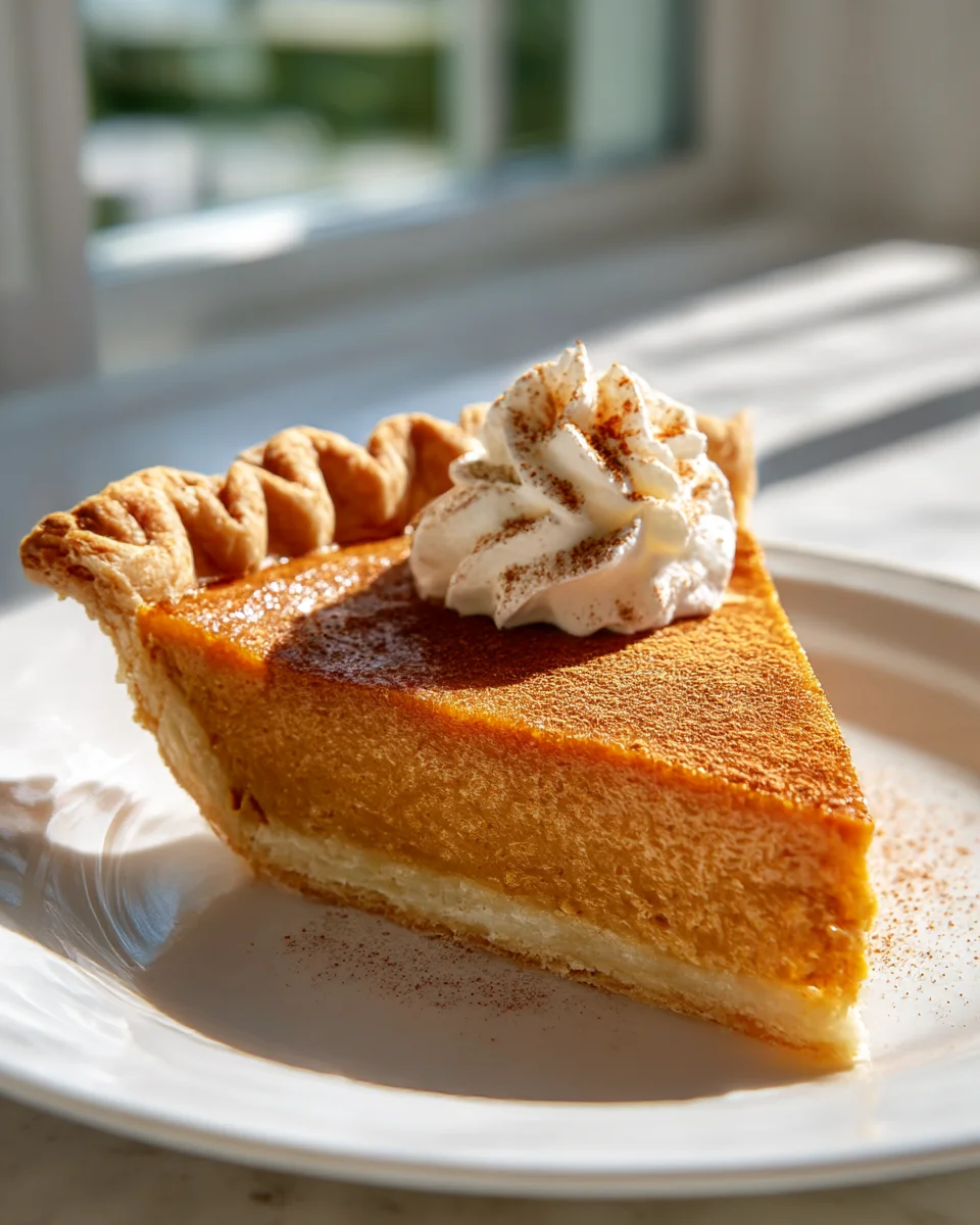 The Ultimate Classic Pumpkin Pie with Spiced Custard