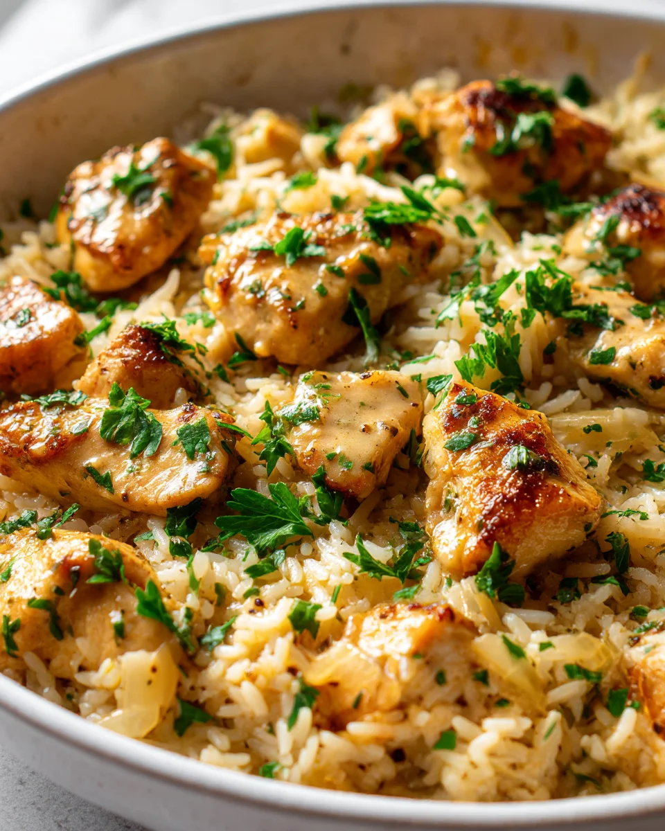 Butter Garlic Chicken & Rice: Ultimate One-Pot Comfort Food