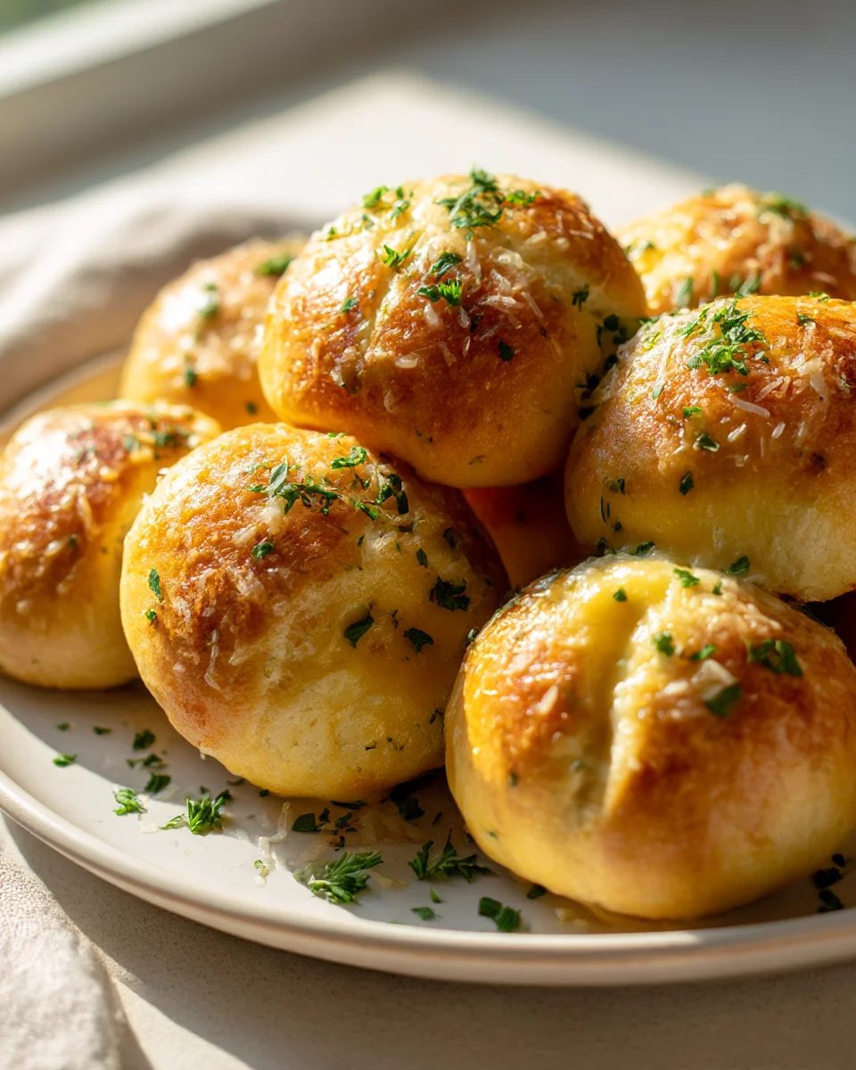 Easy Garlic Parmesan Cheeseburger Bombs: Quick & Delicious!