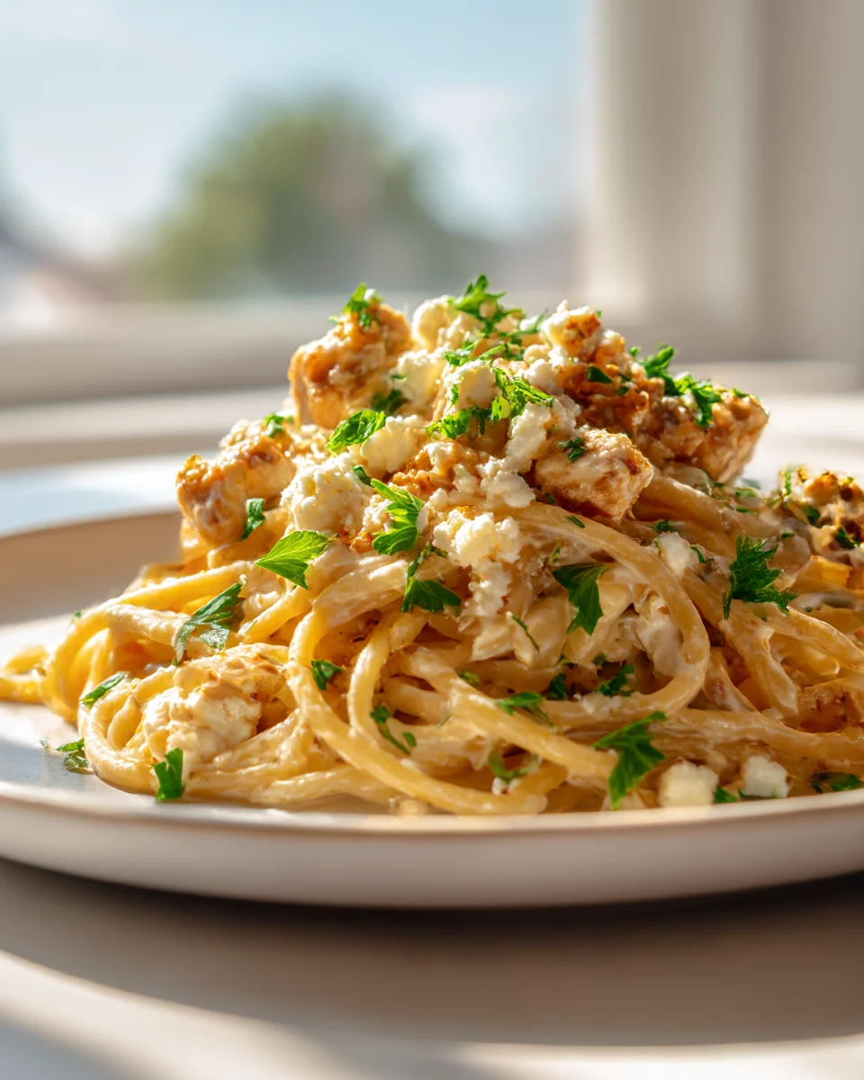 Ultimate Creamy Chicken Feta Pasta Recipe for Dinner Tonight