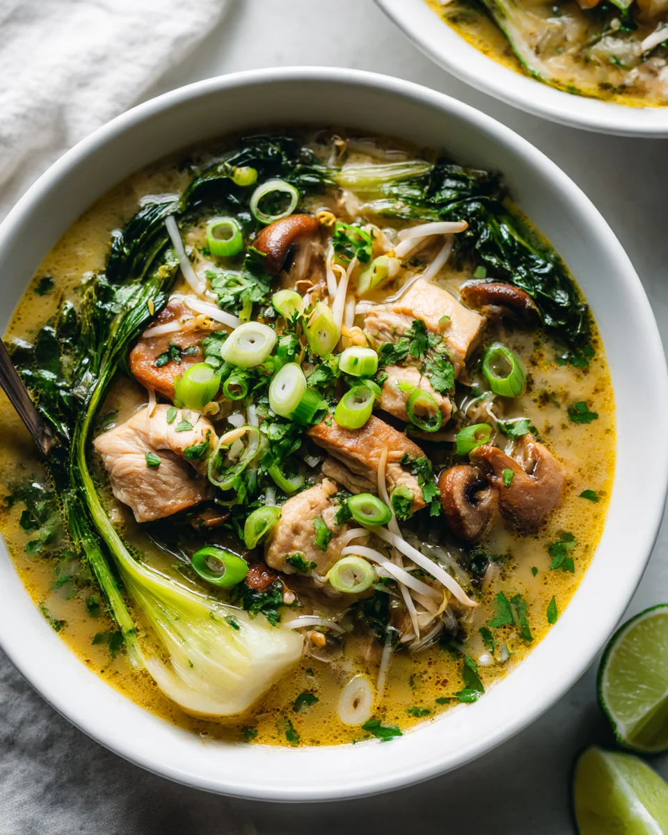 Hearty Bokchoy Chicken Soup Recipe for Cozy Nights