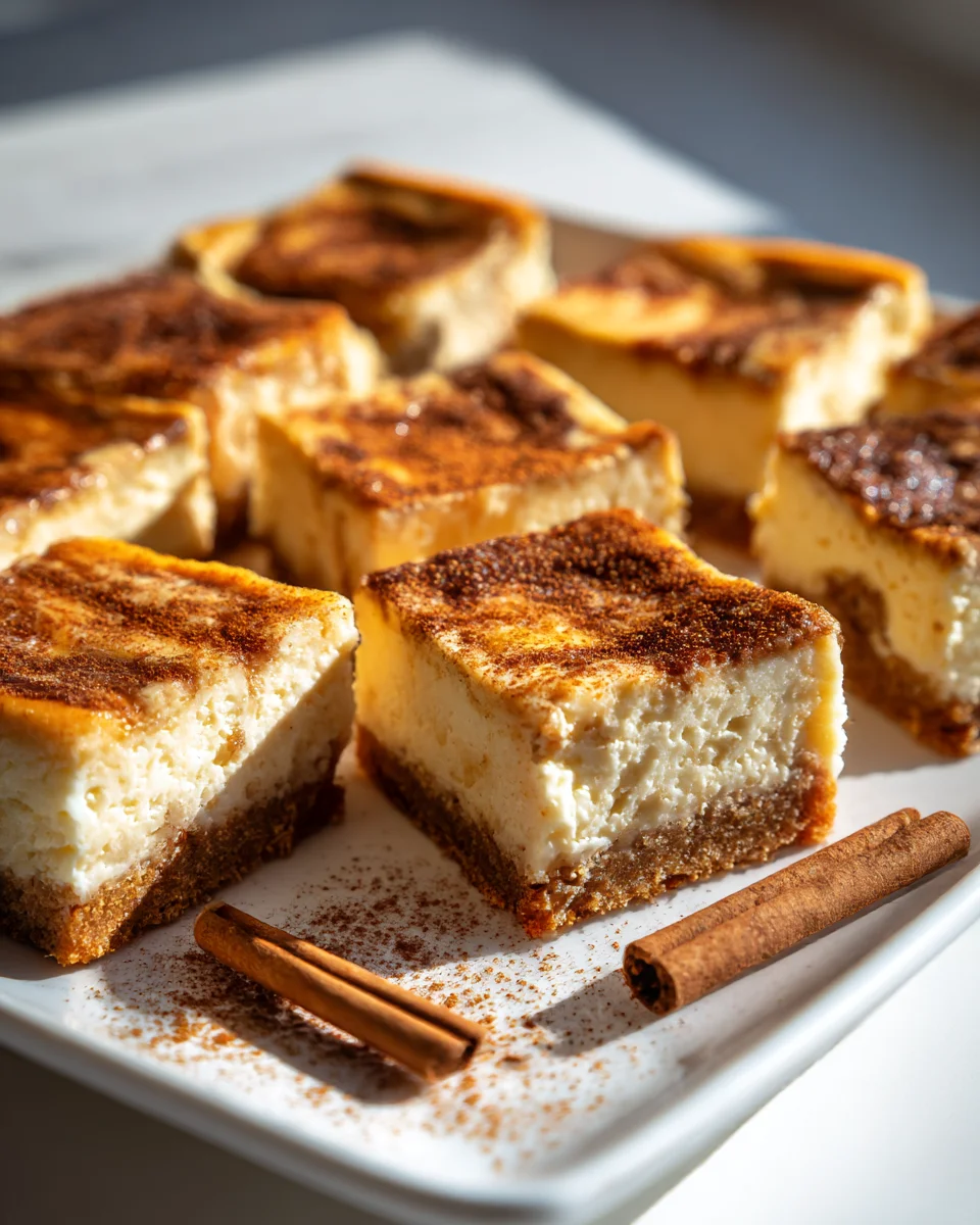 Irresistible Capirotada Cheesecake Bars with Cinnamon Crust