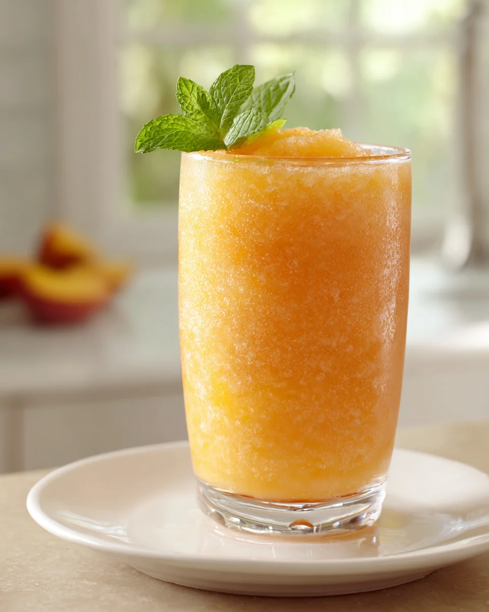 Refreshing Peach Lemonade Slush Recipe for Summer Sips