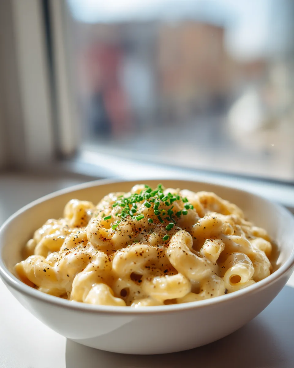 Indulgent Truffle Three Cheese Mac and Cheese Recipe Delight