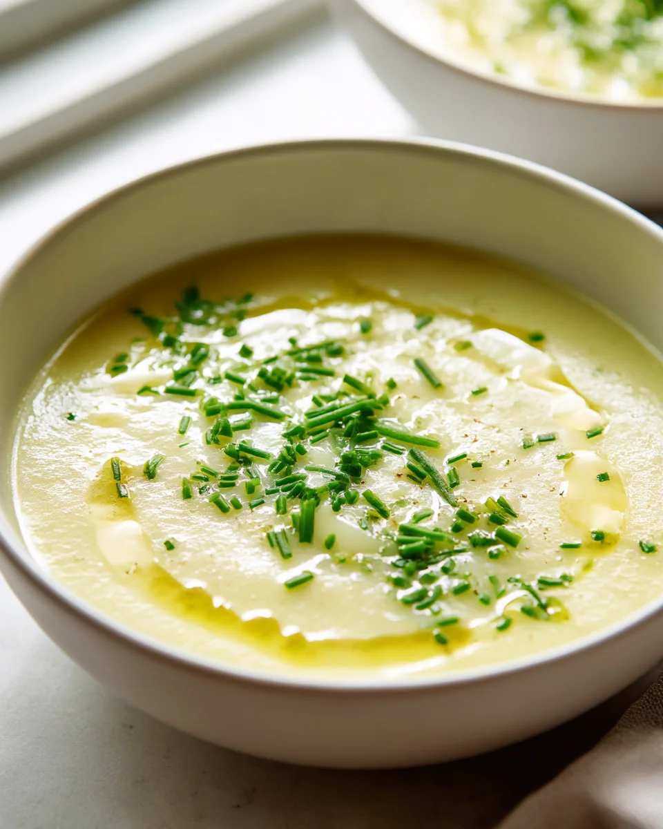 Classic French Potato Leek Soup Recipe - Comforting & Creamy