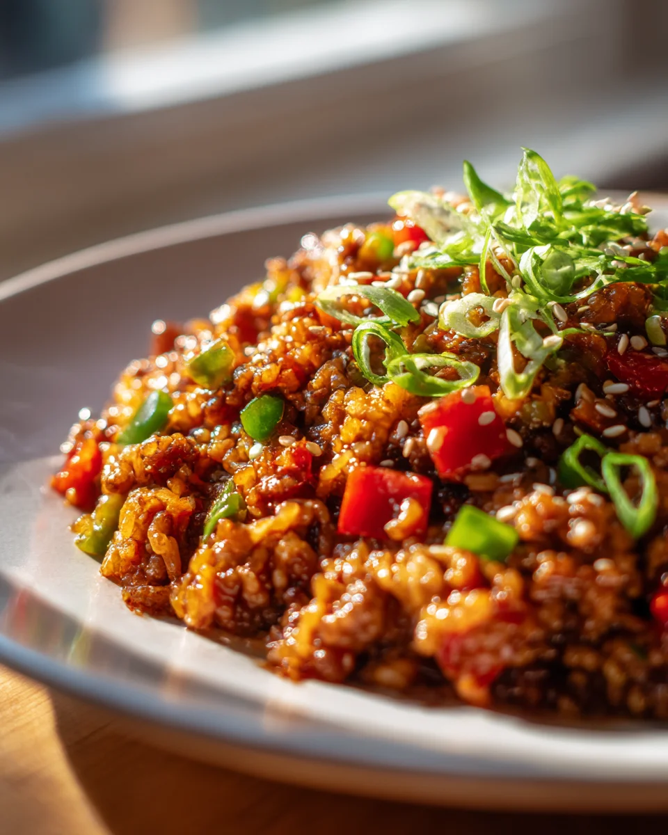 Get Hooked on Crispy Chilli Beef Rice – Taste the Crunch!