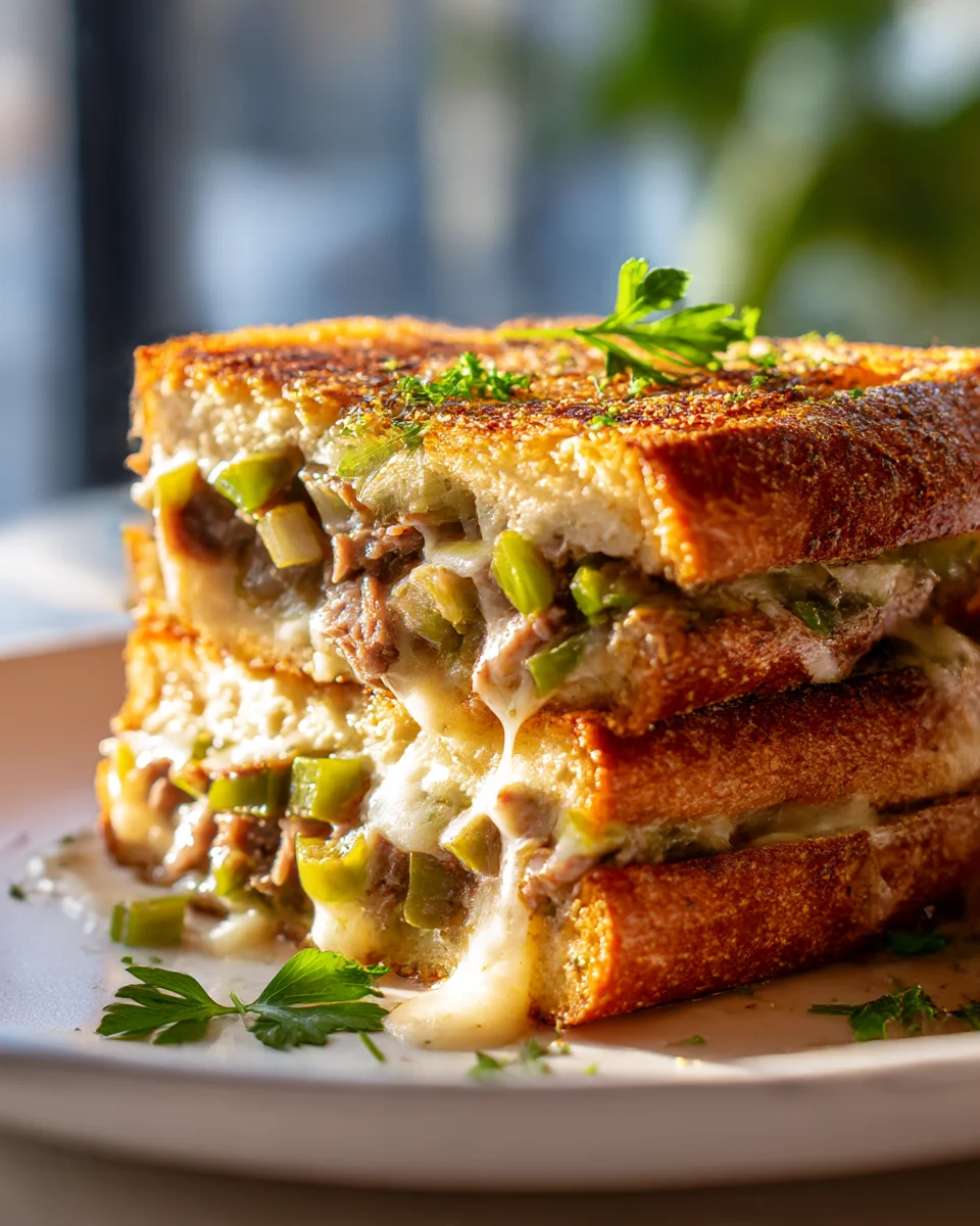 Ultimate French Garlic Philly Cheesesteak Bread Recipe!