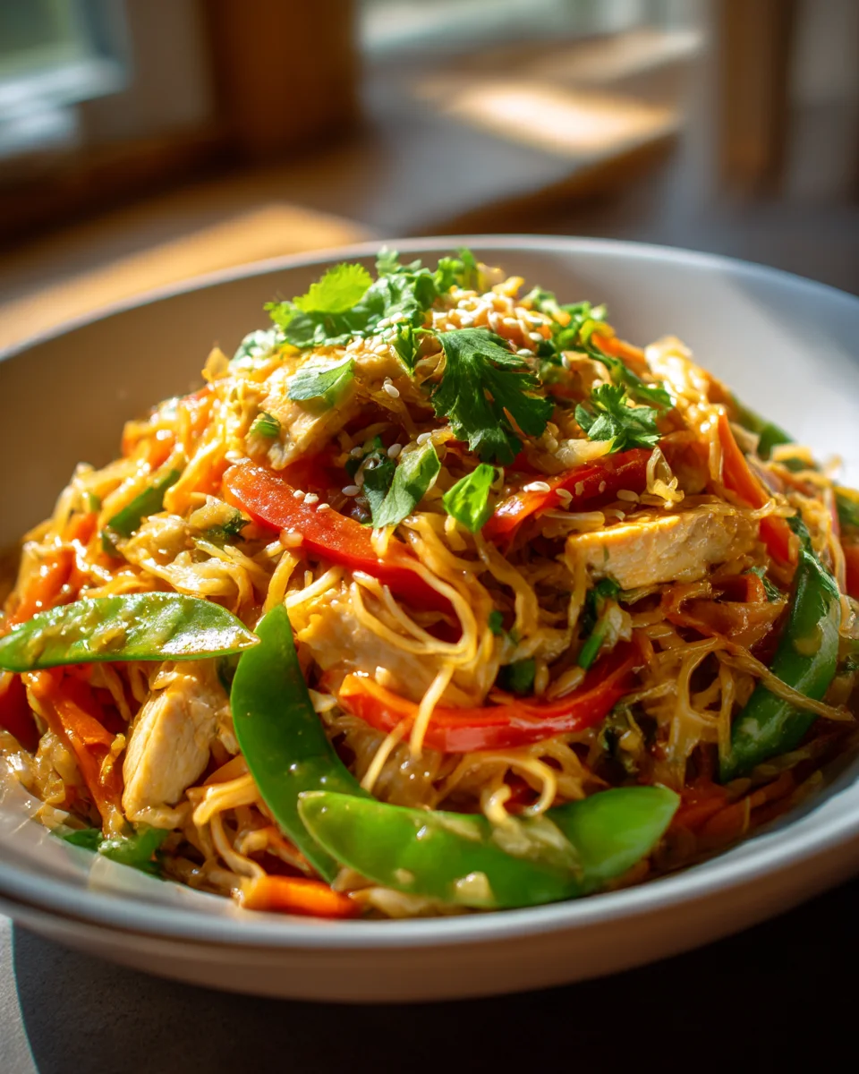 Delicious Keto Beef Chow Mein with Low Carb Cabbage Noodles