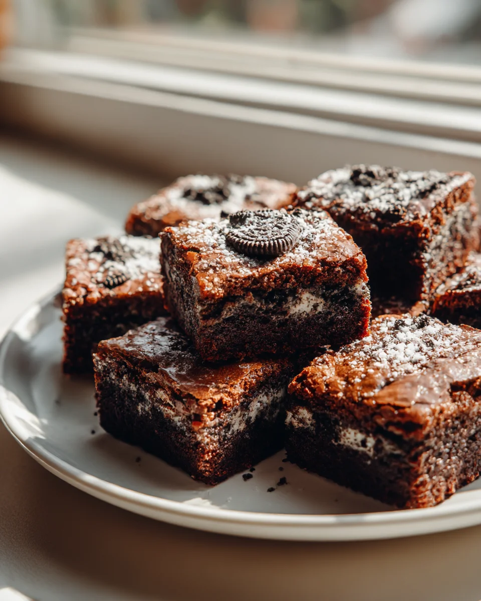 Best Cookies And Cream Brownies Recipe Ever! Easy & Delicious