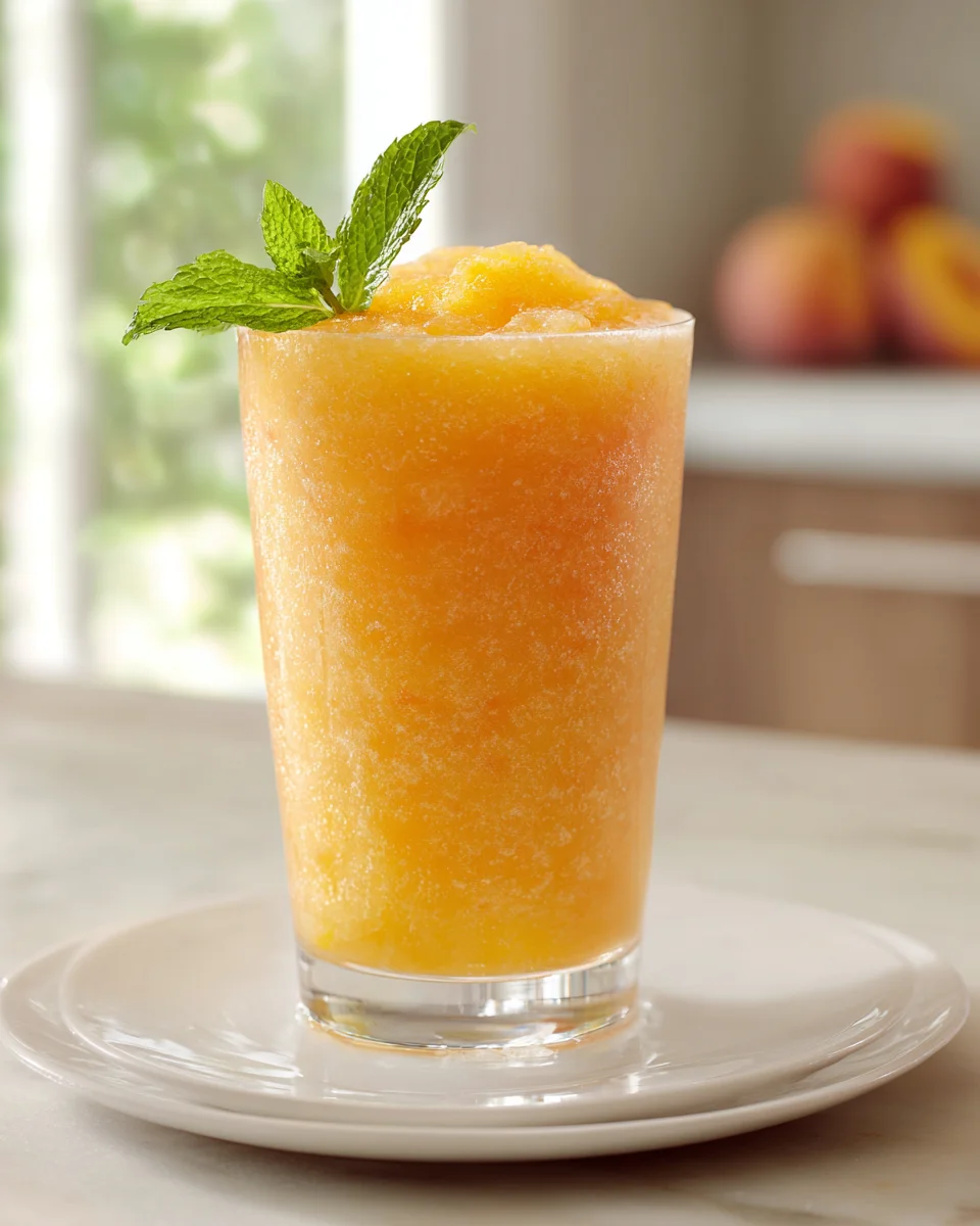 Refreshing Peach Lemonade Slush Recipe for Summer Sips