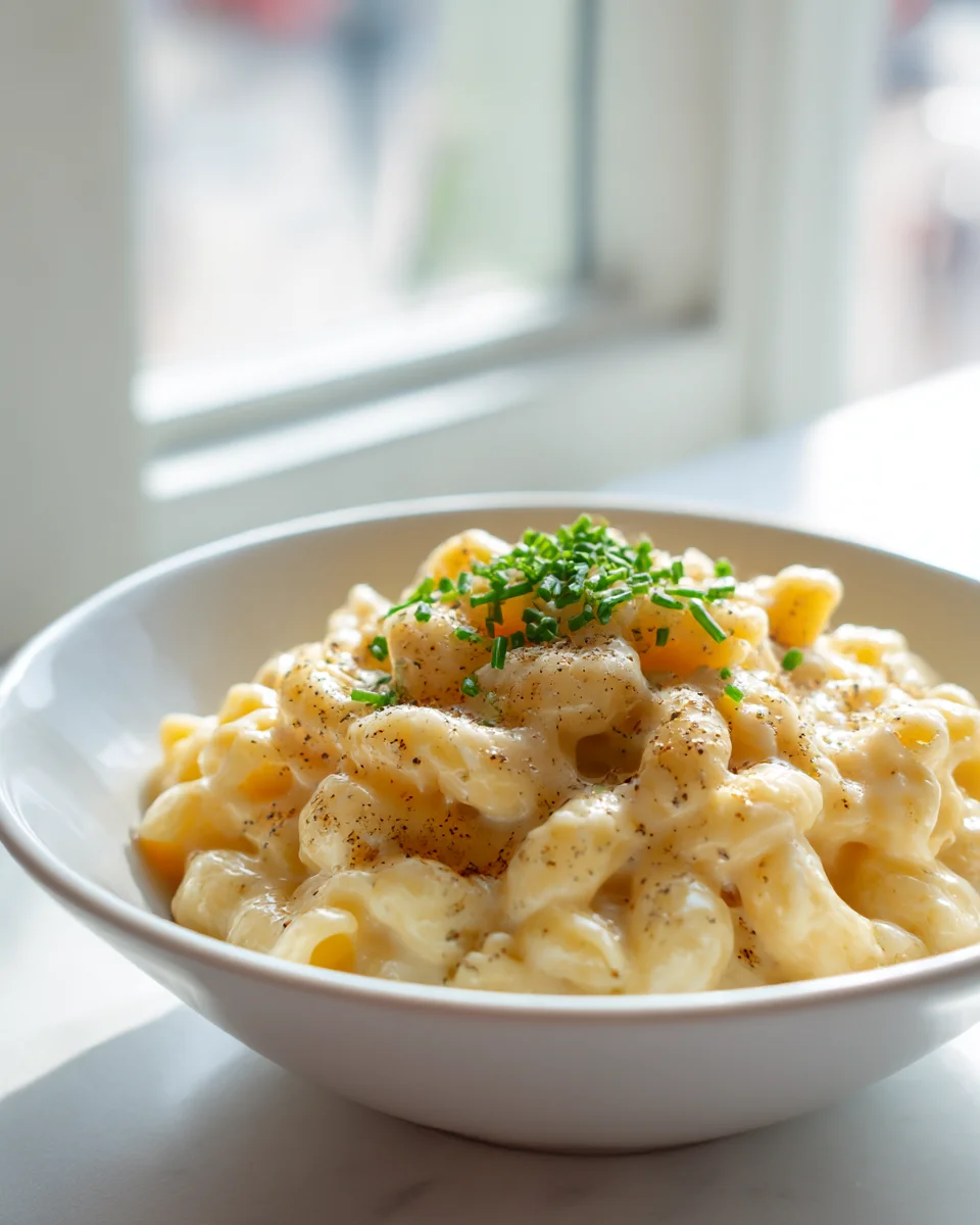 Indulgent Truffle Three Cheese Mac and Cheese Recipe Delight