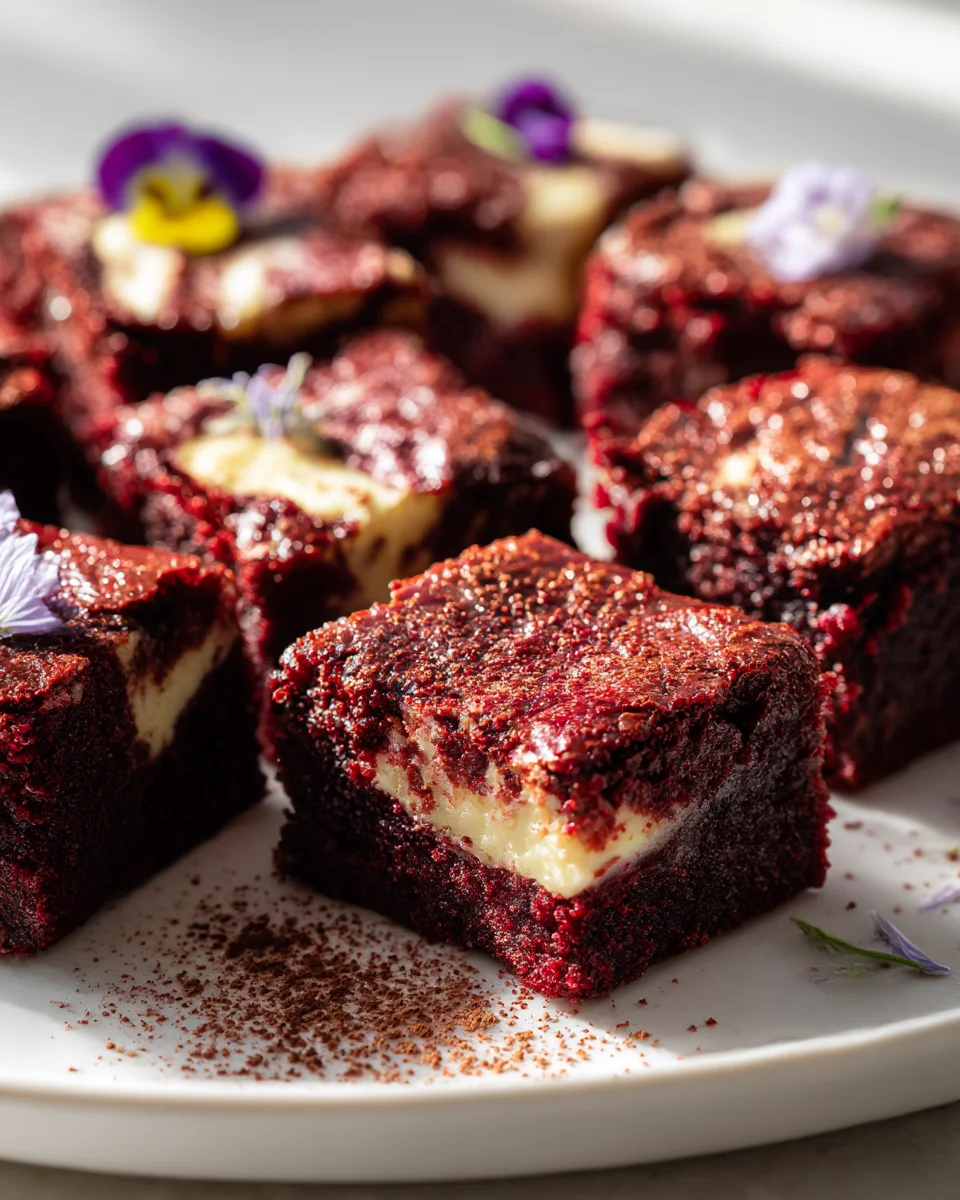 Irresistible Homemade Red Velvet Brownie Bites Recipe - Quick Treat!