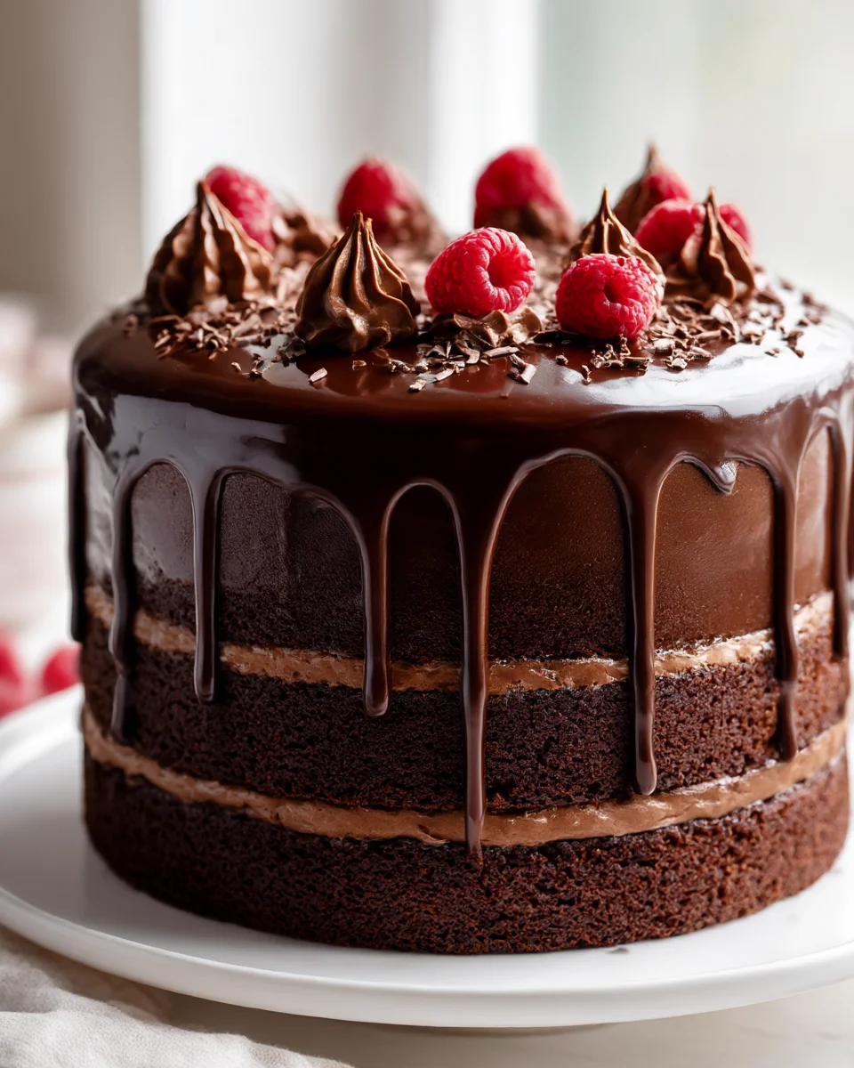 Ultimate Chocolate Ganache Drip Birthday Layer Cake Recipe!
